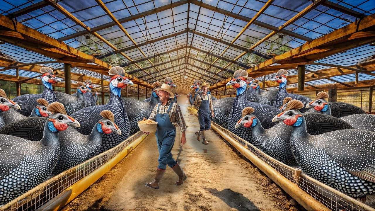 How Millions of Guinea Fowls Are Raised & Harvested For Eggs and Meat