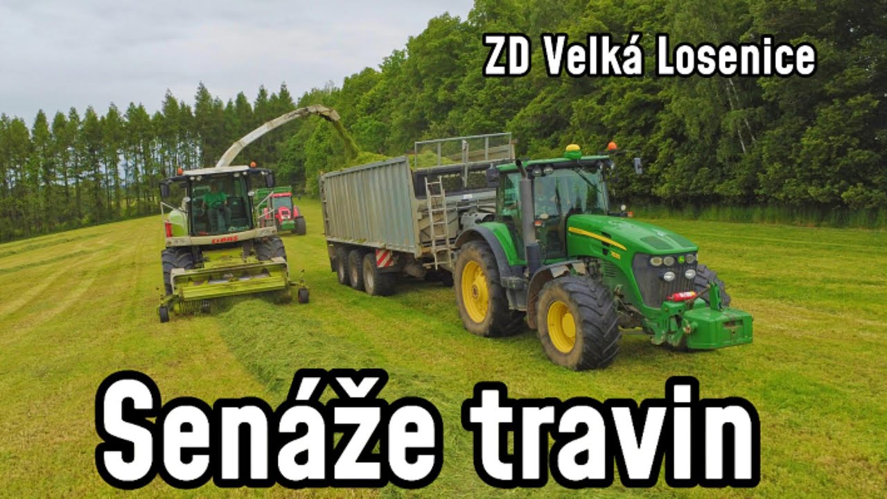 Senáže travin ☘️ v ZD Velká Losenice
