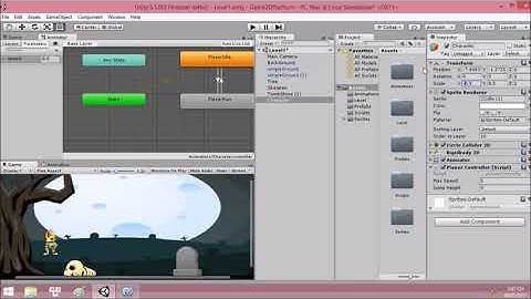 Lập trình Game Unity 2d đi màn Bài 2  Viết code để nhân vật di chuyển và nhảy lên
