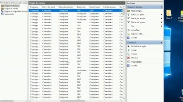 Cómo abrir un puerto en el FireWall de Windows