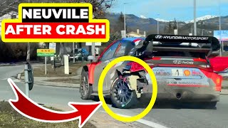 :  CRASH NEUVILLE  #WRC RALLYE MONTE CARLO 2025 | ICY Attack | Friday Morning Loop