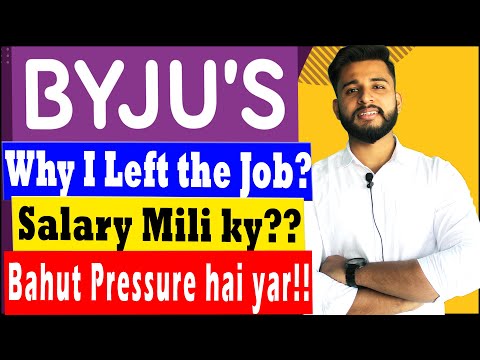 Why people leave BYJU'S | Salary | Career Growth | Why I Left BYJU'S