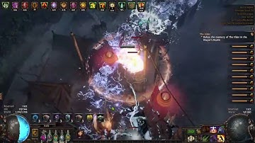 Path of Exile / PoE 3.18 : Simulacrum Wave 30 - Scion Aura Stacker Spark (TFT NAME: darkiury08)