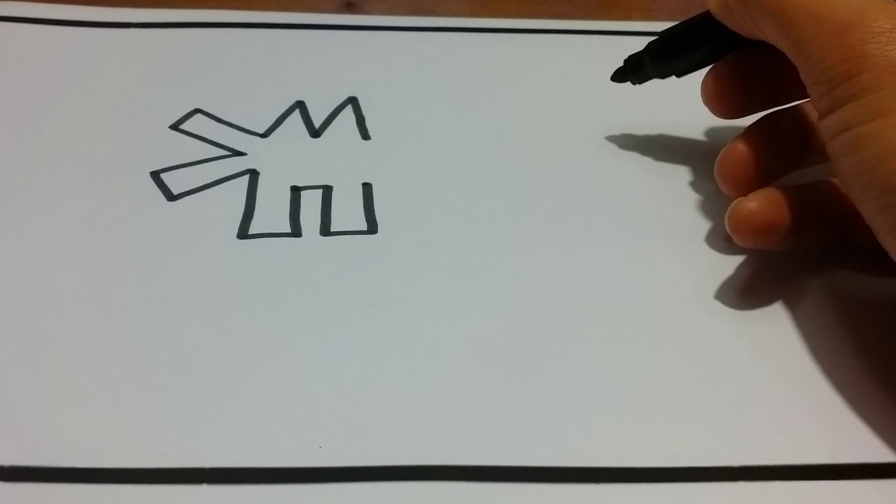 Draw a Keith Haring #2 - YouTube