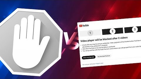 Adblock Destroys Video Player Will Be Blocked After 3 Videos