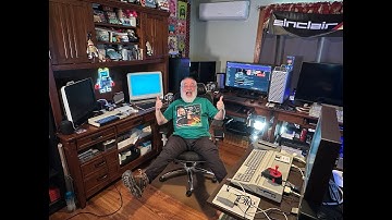 Tour Of TJs Man Cave - 8bit 16bit 32bit - Atari Aquarius AmigaOne Sinclair - Speccy Next Falcon TT