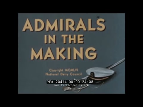 " ADMIRALS IN THE MAKING " U.S. NAVAL ACADEMY ANNAPOLIS MARYLAND 1956 RECRUITING FILM 20474 (Print 1