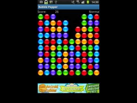 Bubble popper App Gameplay (Android)