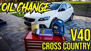 How to change oil and all filters - Volvo V40 D2 (COMPLETE Guide)