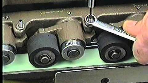 ROSBACK UNIVERSAL 3 KNIFE TRIMMER OPERATOR SETUP VIDEO