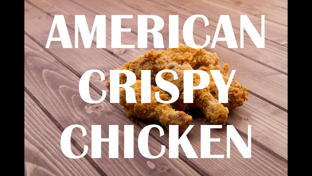 How to make crispy chicken with AMERICAN CRISPY CHICKEN breading. YouTube