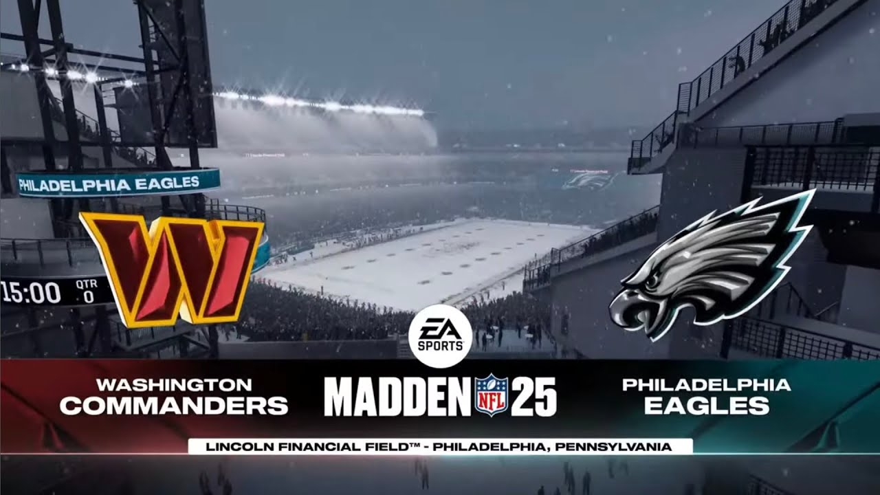 Commanders vs Eagles NFC Championship (Madden 25 PS5) - YouTube