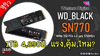 ทดสอบ WD_BLACK SN770 NVMe SSD (1TB) แรงคุ้มขนาดไหน?