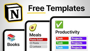 5 BEST FREE Notion Templates You Need RIGHT NOW