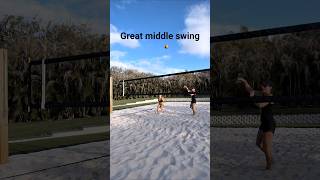 just missed that dig. #volleyball #beach #pov #women #girls #volleymommas