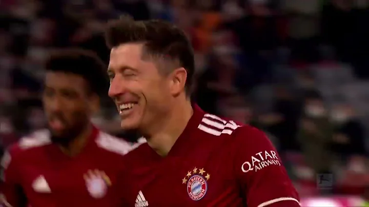 Robert Lewandowski's best goals in the 2021-2022 B...
