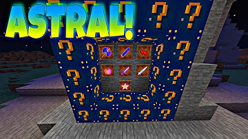 Minecraft: ASTRAL LUCKY BLOCK! Addon Showcase