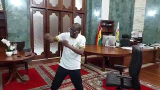 Speaker of Parliament Alban Bagbin after Ghana scored against Panama