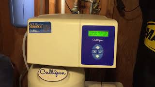 How to replace a flow meter on a Culligan High Efficiency Water Softener...Part 1 screenshot 4