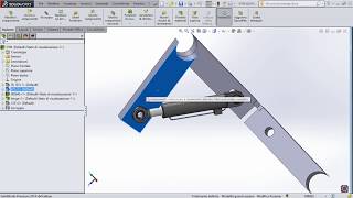 Flexible sub assembly to move an exacavator arm