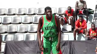 KENYA 18:16 UGANDA WOMEN BASKET BALL 3 AGAINST 3 AT NYAYO STADIUM, NAIROBI.