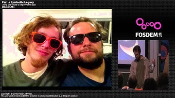 FOSDEM 2015 - Developer Room - Perl - Erl Syntactic Legacy