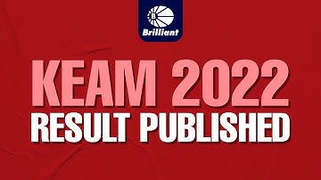 KEAM 2022 | RESULT PUBLISHED