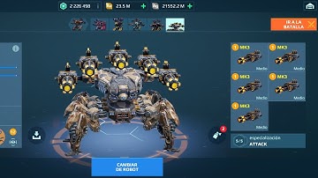 RAVAGER 5x UE Ion Specialization Attack drone seeker | War Robots Gameplay WR