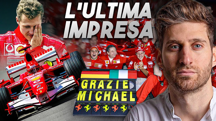 QUELLA VOLTA che SCHUMACHER corse SENZA PENSIERI