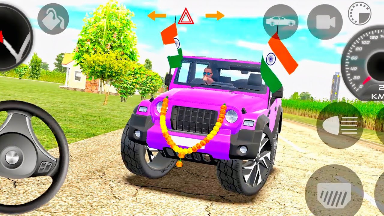 Dollar song modified Mahindra thar indian cars simulation 3d// android gameplay