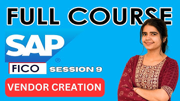 Vendor Creation in SAP | T-Code - BP | SAP FICO Session 9