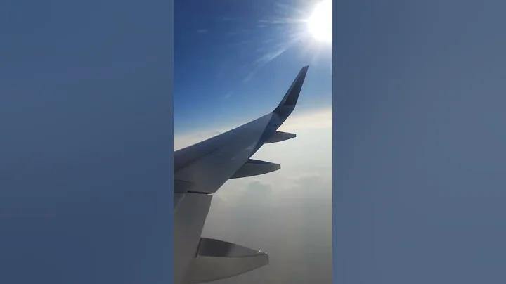 Plane flying above the clouds | Hyperlapse of aeroplane flying | #shorts #shortsvideo
