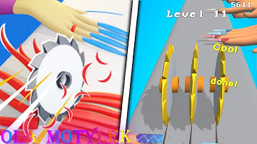 👸Slice Nail👩‍🦳❤️💅BIG UPDATE!! All Levels Gameplay Android,ios