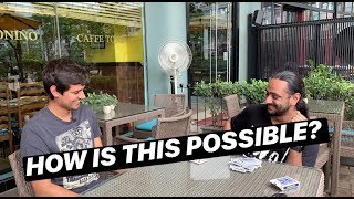An Impossible Card Trick ft @dhruvrathee  | Karan Singh Magic