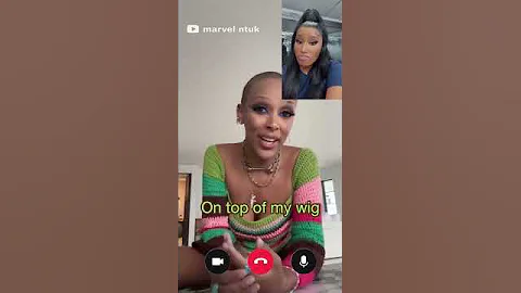 Doja chats with Nicki about her new look (FaceTime Shorts) #shorts