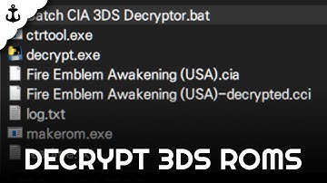 How to Decrypt 3DS Rom FIles