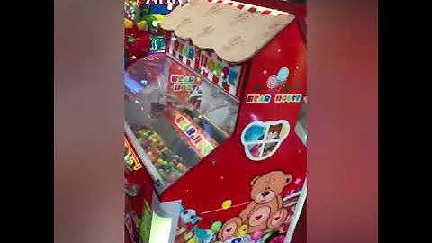 EPARK double players candy machine ,coin operated gift candy selling game machine  双面挖糖机
