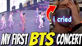 MY FIRST BTS CONCERT EXPERIENCE!!! | VLOG   FANCAM
