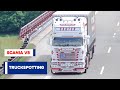 TRUCKSPOTTING ON GERMAN AUTOBAHN 71 - SCANIA V8 IN ACTION #2