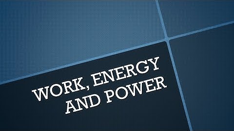 Work and Energy | Complete Chapter | Entry Test 2025 | Concepts + MCQs + Numerical Tricks