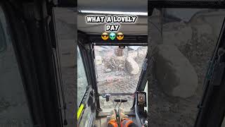 Hydraulic magnet #construction #excavator #work #pov