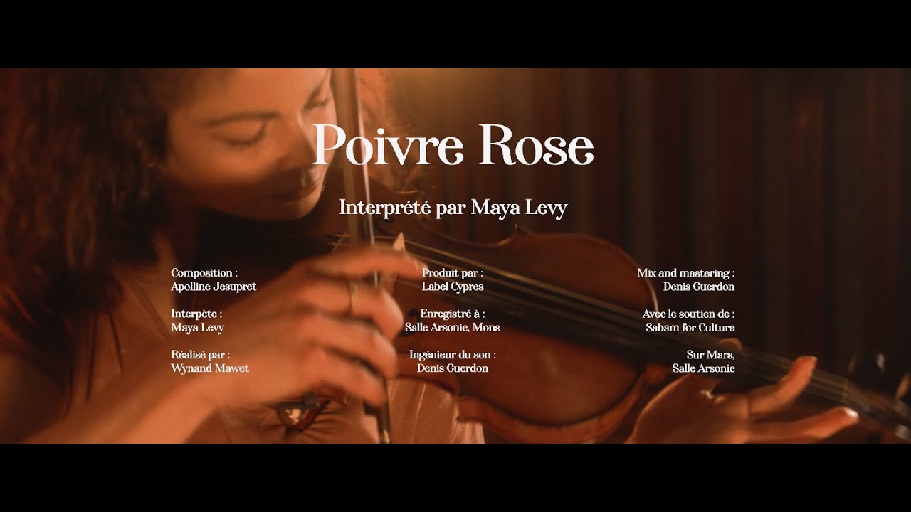 Apolline Jesupret - Dans l'air du soir : Poivre rose