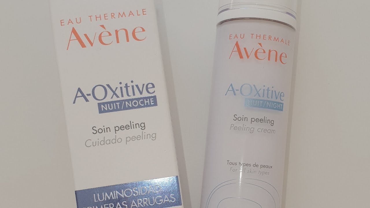video AVÈNE A-OXitive Peeling Cream Night