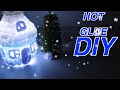 Hot Glue DIY Christmas Decoration Lantern Ideas