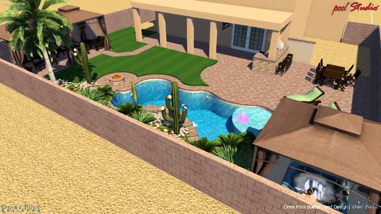 A Freeform Swimming Pool By Omni Pools YouTube