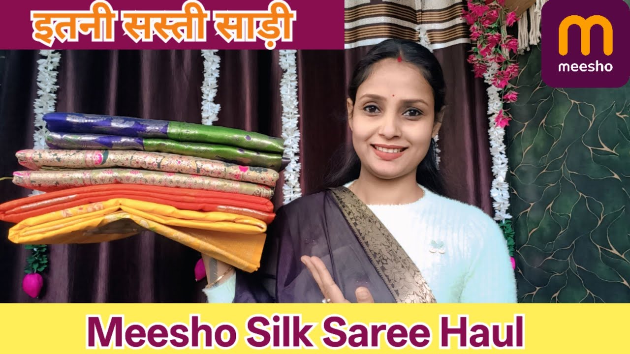 Wedding Special Meesho Banarasi & Silk Saree Haul/ affordable saree collection/ Meesho haul 💕