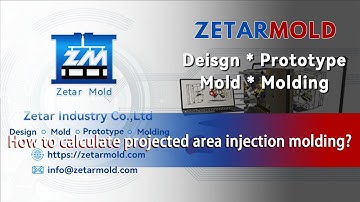 How to calculate projected area injection molding?