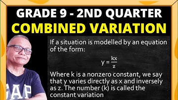 Combined Variation Easy Steps