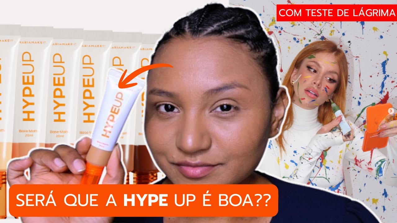 BASE HYPE UP - MARI MARIA MAKEUP EM PELE NEGRA