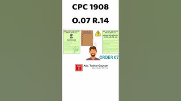 in Order 7 Rule 14; Documents must be relevant